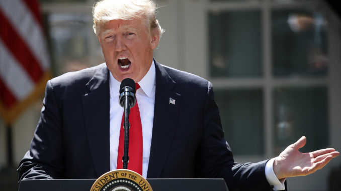 President Donald Trump Makes Statement On Paris Climate Agreement