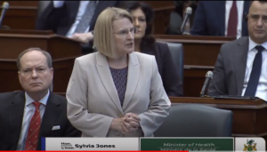 Sylvia Jones, Minister of Health Ontario recapping the Province's investments in health teams at Queen's Park. (Feb 24, 2024)