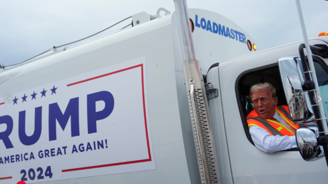Trump Garbage Truck